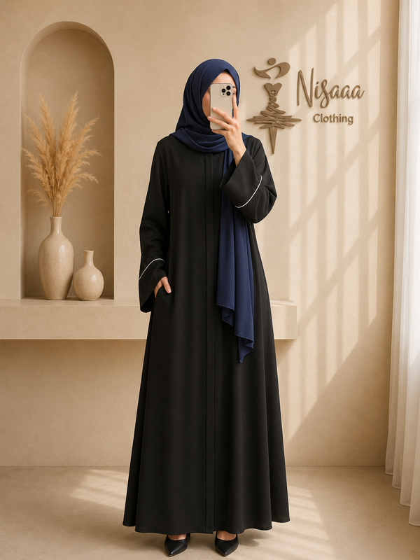 Aylin Noir Abaya